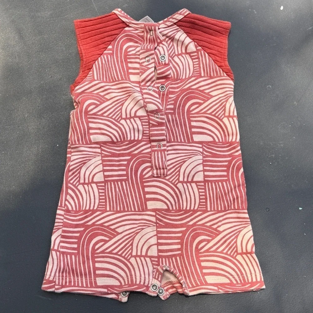 Kate Quinn Organic Cotton Romper Modern Stripes 3-6 Months